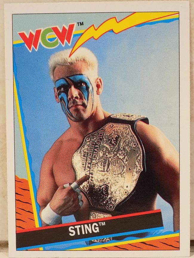 1992 Wcw Trading Cards Topps Sting No2 Pro Wrestling Fandom 8430