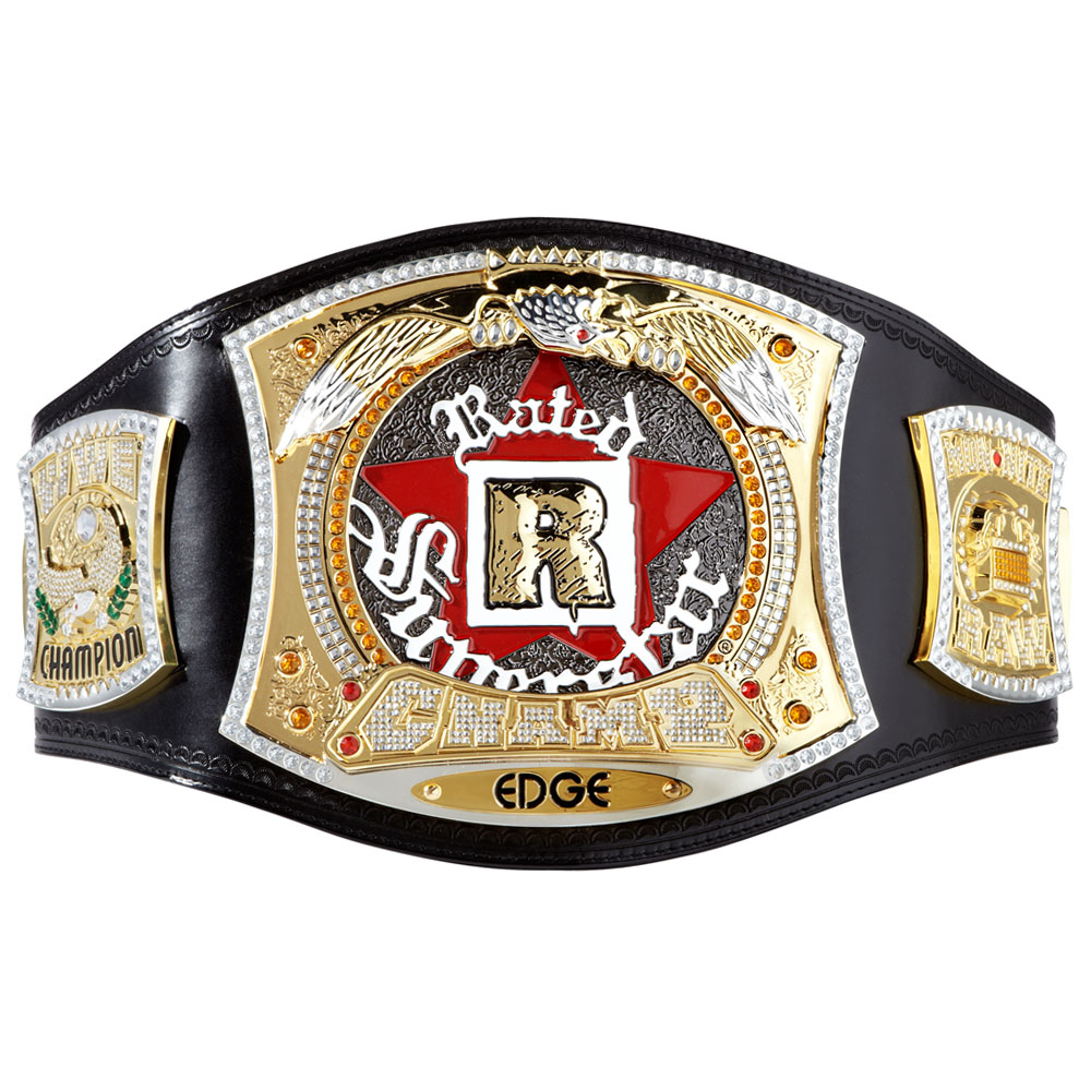 Edge Rated R Spinner Replica WWE Championship Title Belt (2006) Pro