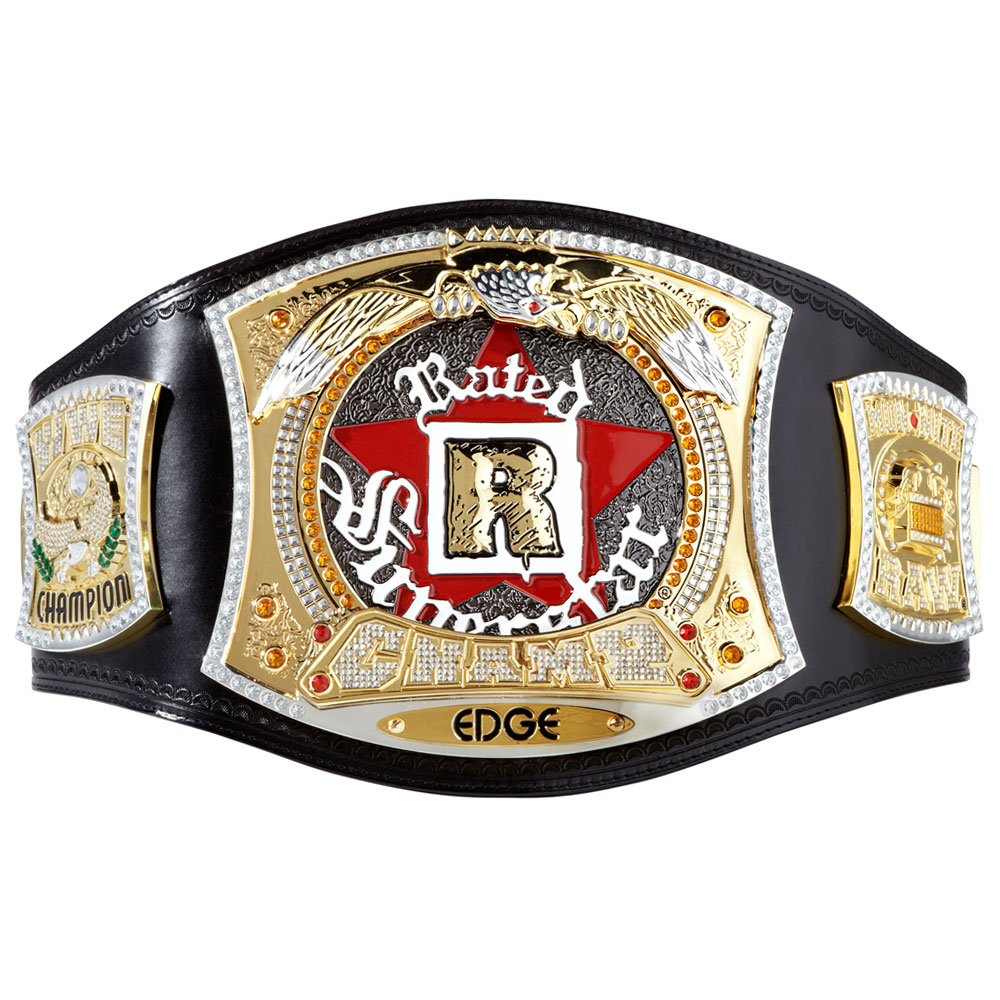 Edge Rated R Spinner Replica WWE Championship Title Belt (2006) | Pro ...