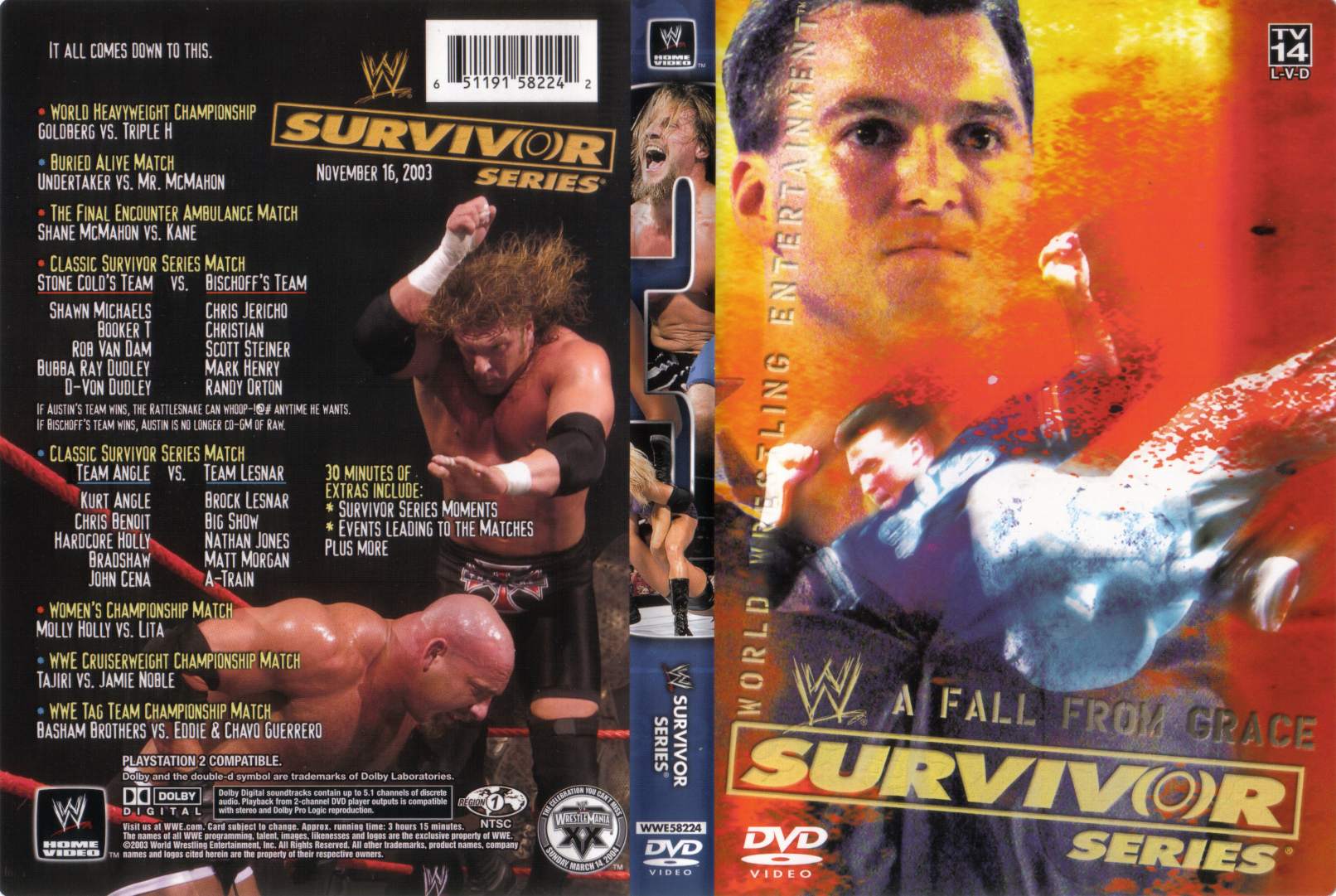 Image  Survivor Series 2003 DVD.jpg  Pro Wrestling  FANDOM powered