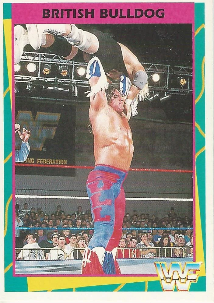 1995 WWF Wrestling Trading Cards (Merlin) British Bulldog (No.95) Pro