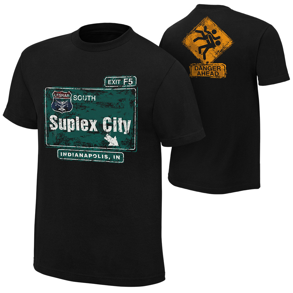 Brock Lesnar Suplex City Indianapolis Authentic T Shirt Pro Wrestling Fandom