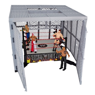 wwe hell in a cell replica ring model