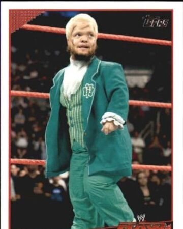 2009 Wwe Topps Hornswoggle No 28 Pro Wrestling Fandom