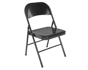 foldable steel chair