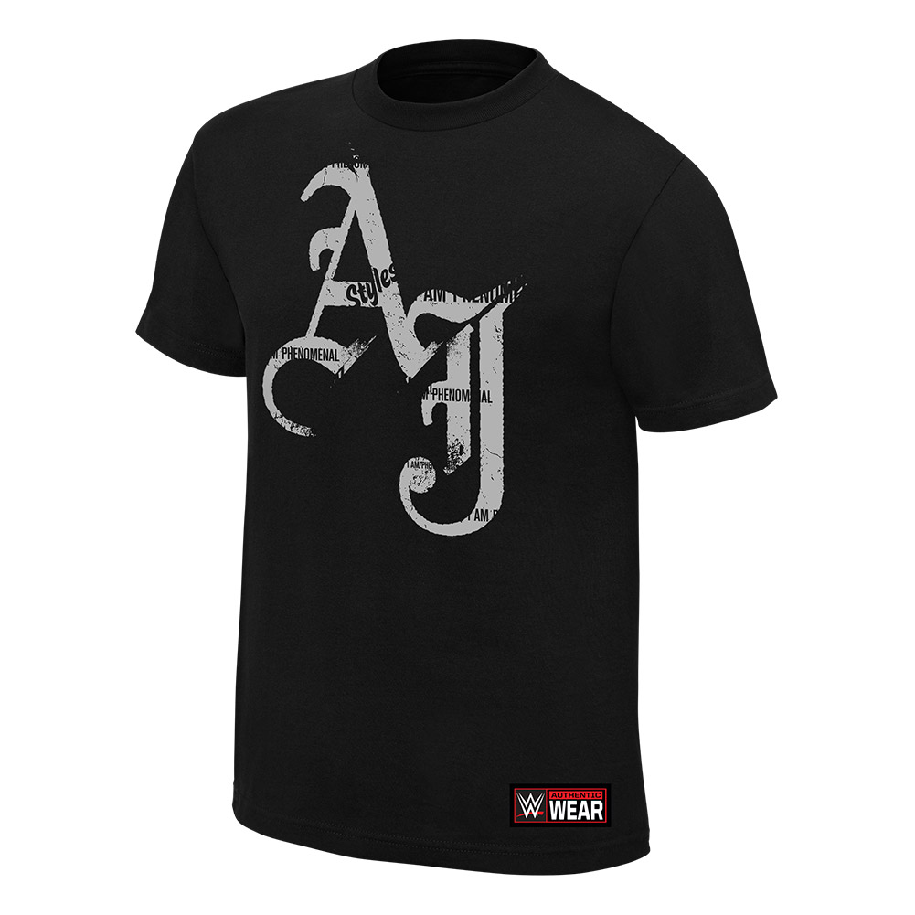 Aj Styles I Am Phenomenal Authentic T Shirt Pro Wrestling Fandom