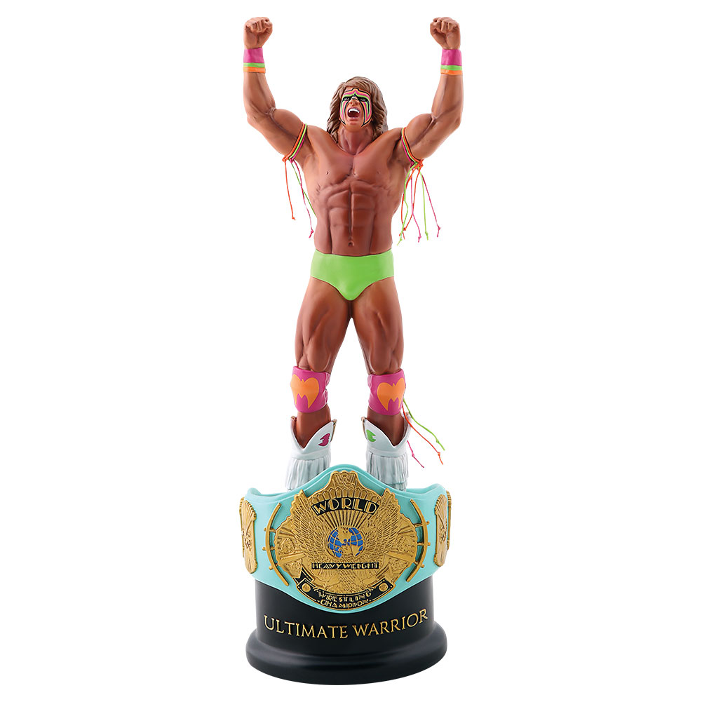 Ultimate Warrior Championship Title Collection Statue Pro Wrestling