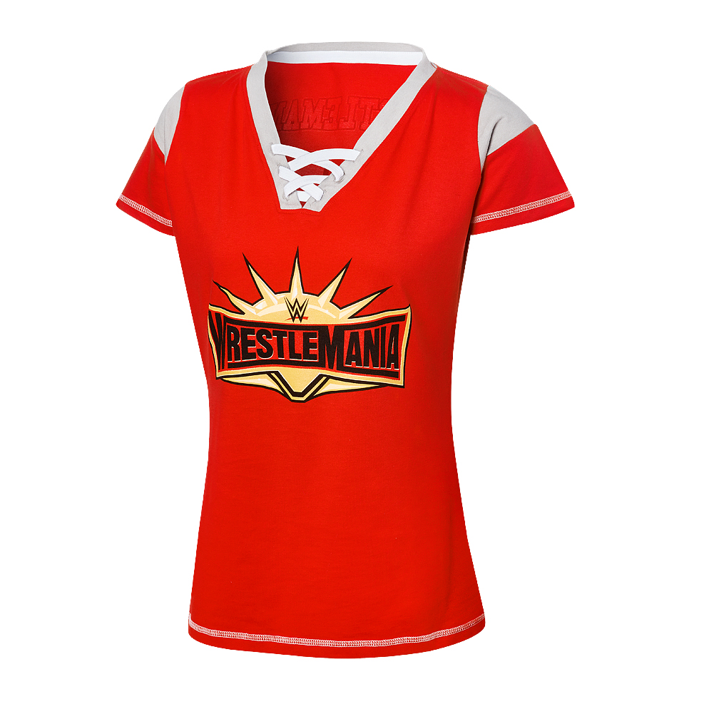 Wrestlemania 35 Merchandise Pro Wrestling Fandom - john cena red shirt 2014 roblox