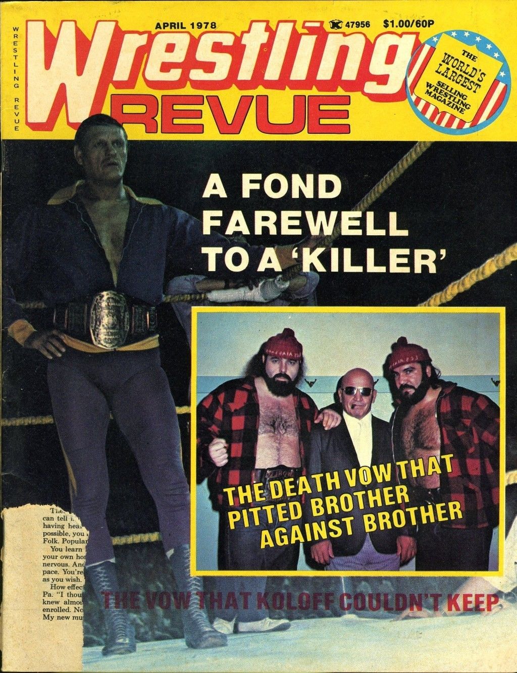 Wrestling Revue April 1978 Pro Wrestling Fandom