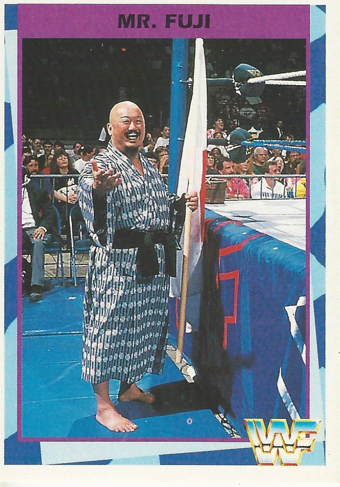 1995 Wwf Wrestling Trading Cards Merlin Mr Fuji No 64 Pro Wrestling Fandom