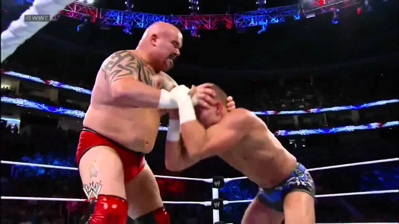 Image Tensai performing a claw hold on tyson kidd.jpg Pro Wrestling