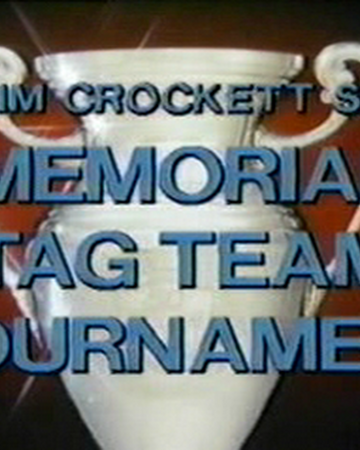 Jim Crockett Sr Memorial Cup Tag Team Tournament Pro Wrestling Fandom - cage match wrestling simulator roblox