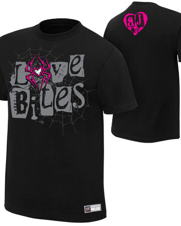 Aj Lee Love Bites T Shirt Pro Wrestling Fandom