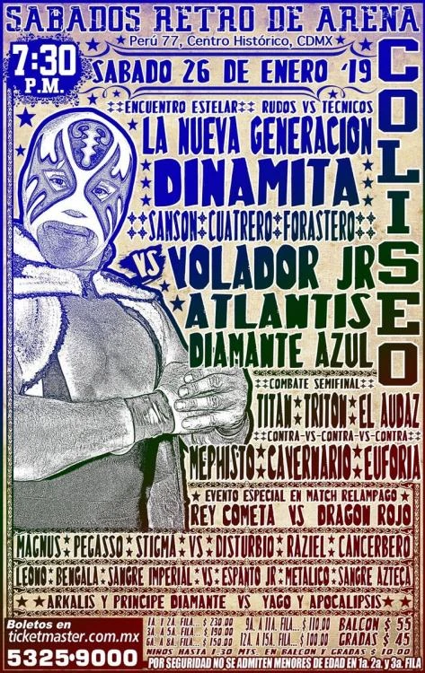 Cmll Sabados De Coliseo January 26 2019 Pro Wrestling Fandom