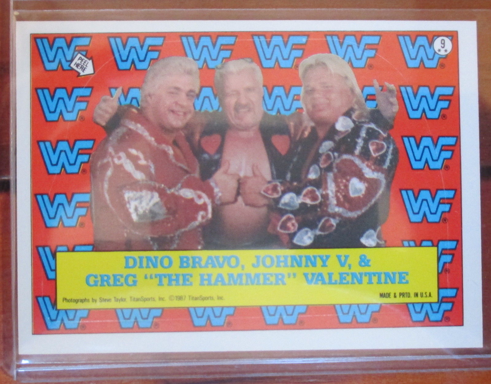 1987 WWF Wrestling Cards (Topps) Sticker Dino Bravo ...