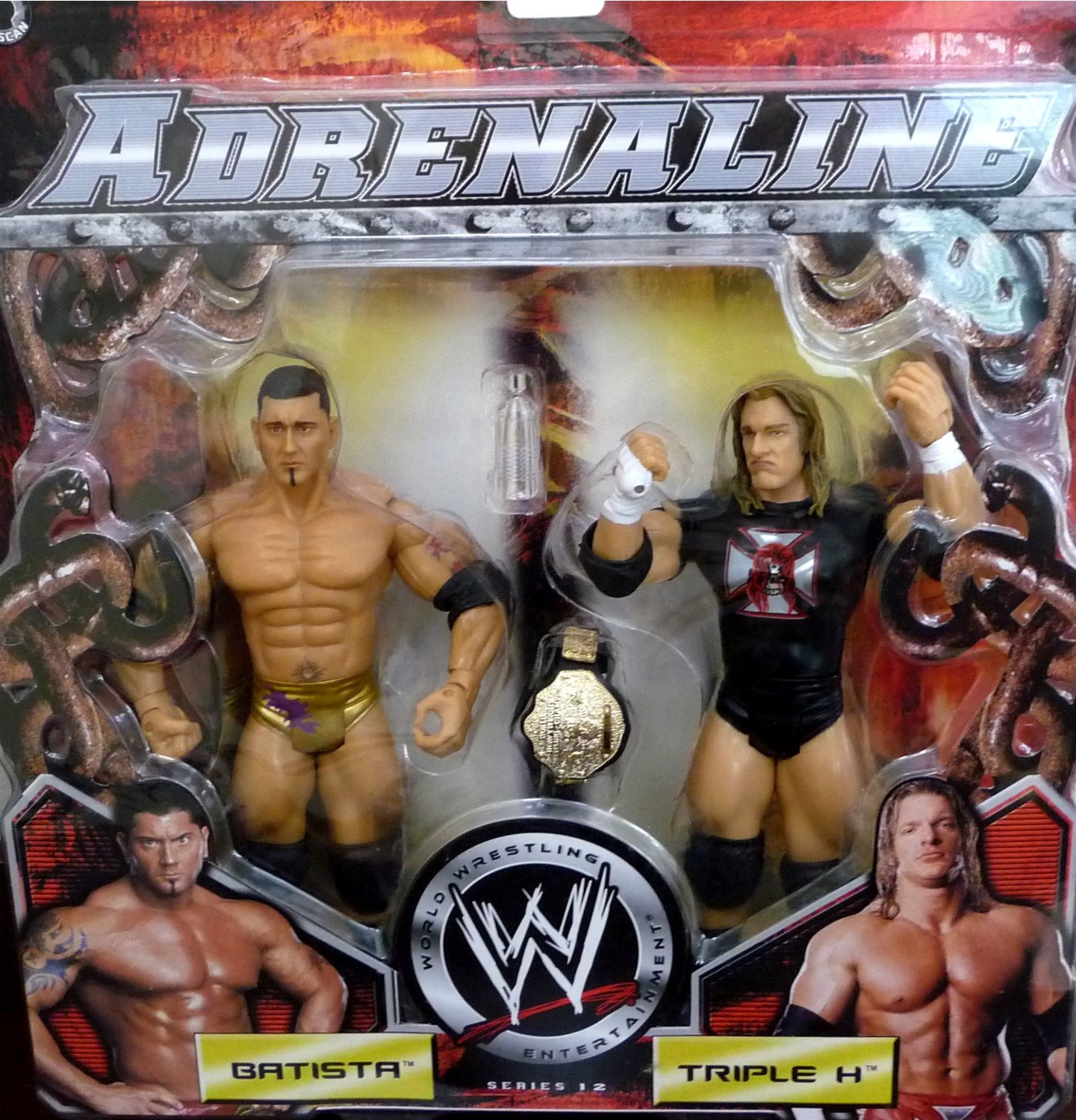 Batista Triple H Wwe Adrenaline Series 12 Pro