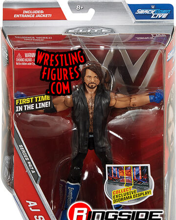 wwe elite aj styles