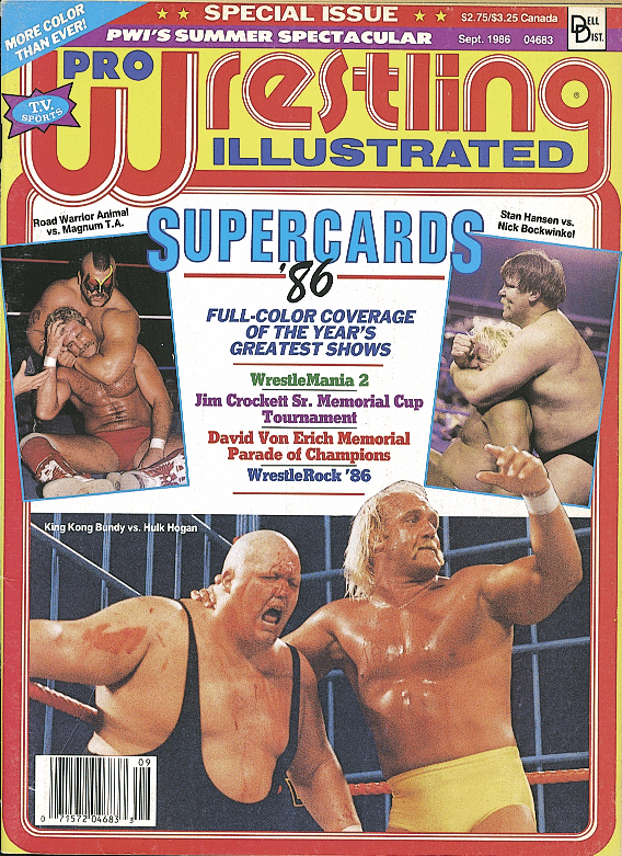 Pro Wrestling Illustrated - September 1986 | Pro Wrestling | Fandom