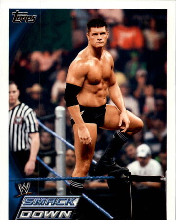 2010 Wwe Topps Cody Rhodes No 39 Pro Wrestling Fandom