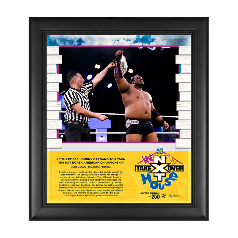 Keith Lee Nxt Takeover In Your House 2020 15 X 17 Limited Edition