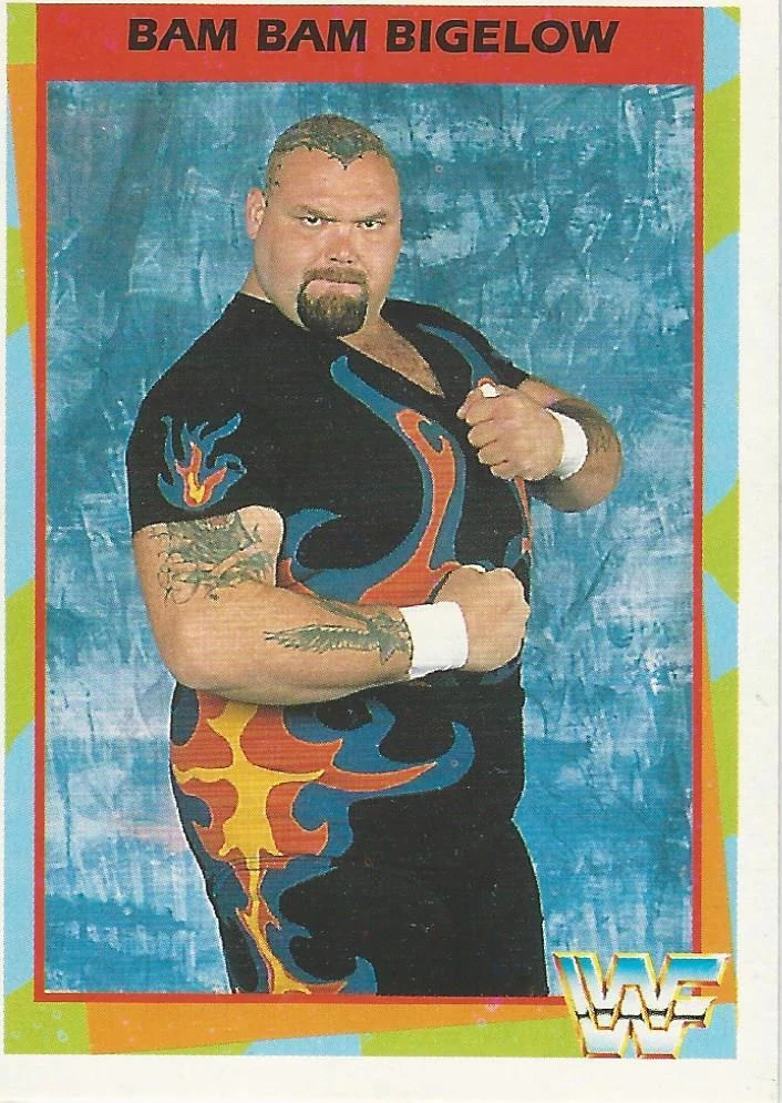 1995 WWF Wrestling Trading Cards (Merlin) Bam Bam Bigelow (No.24) Pro