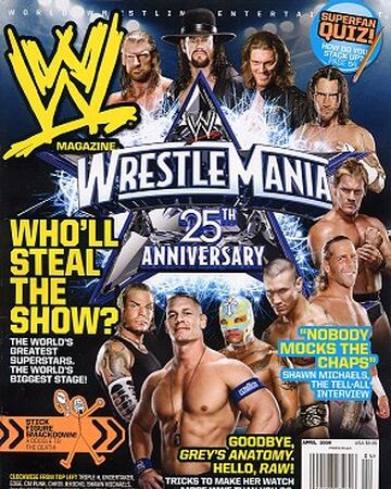 Wwe Magazine April 2009 Pro Wrestling Fandom