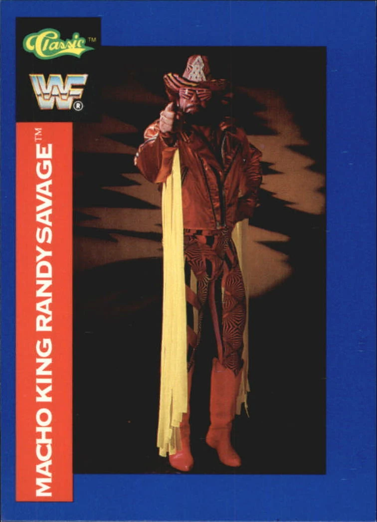 1991 WWF Classic Superstars Cards Macho King Randy Savage (No.134