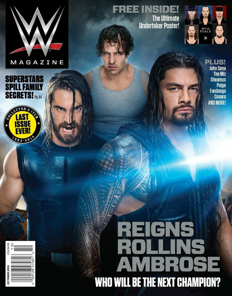 WWE Magazine October 2014 Pro Wrestling FANDOM powered by Wikia
