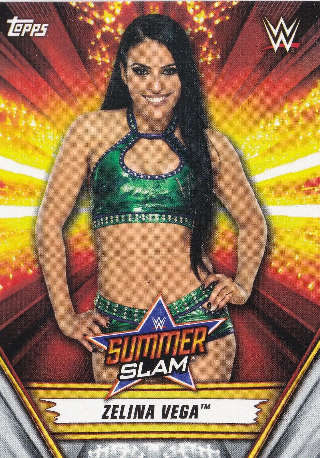 2019 WWE SummerSlam (Topps) Zelina Vega (No.50) | Pro ...