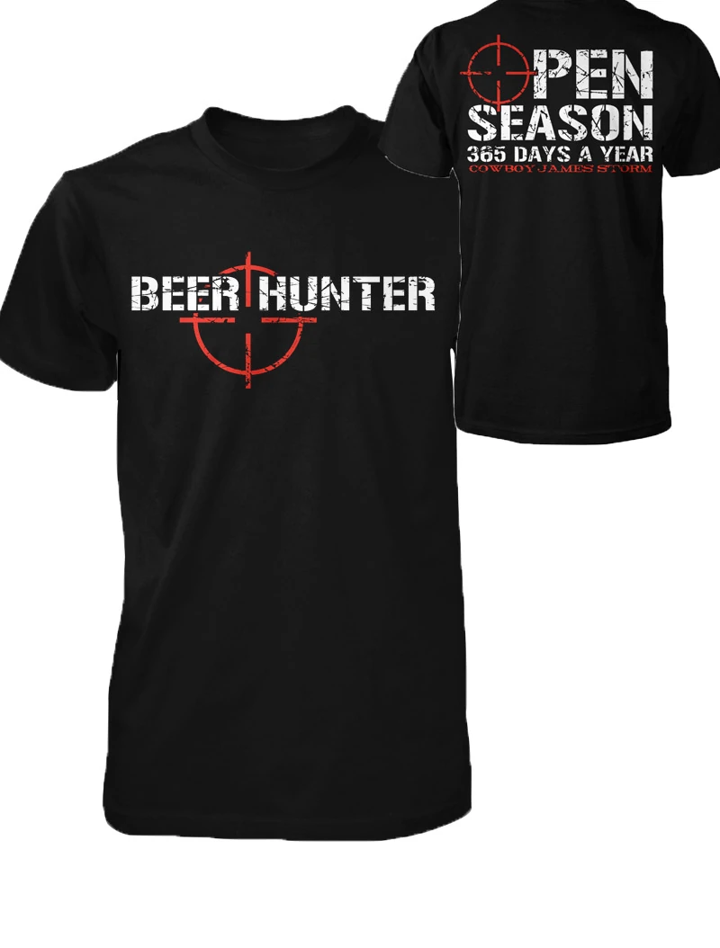 James Storm "Beer Hunter" TShirt Pro Wrestling FANDOM powered by Wikia