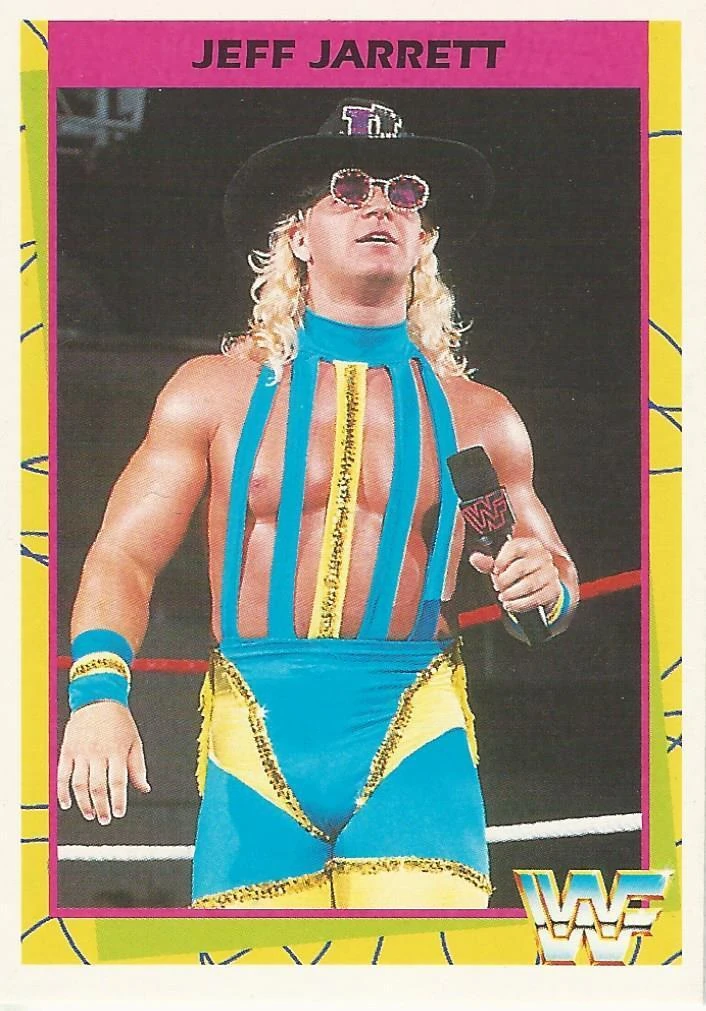1995 WWF Wrestling Trading Cards (Merlin) Double J Jeff Jarrett (No.143