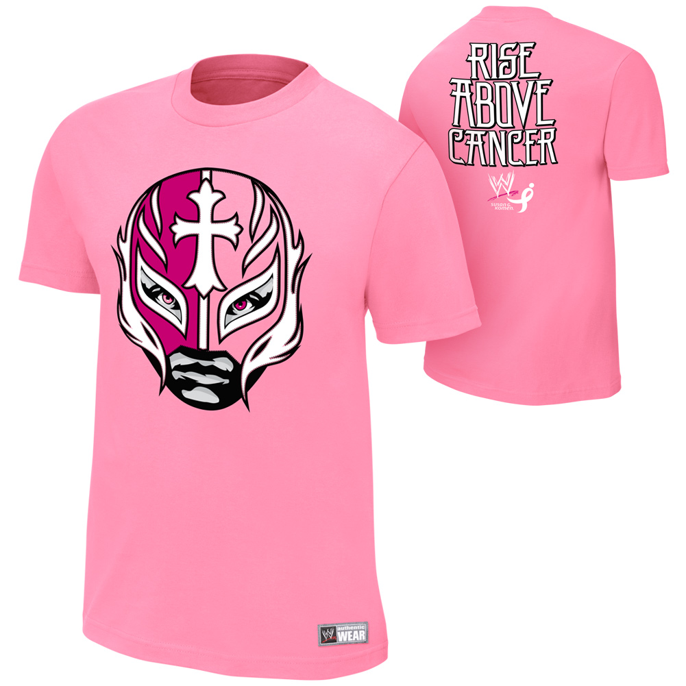 roblox dolph ziggler shirt Rey Mysterio Rise Above Cancer Pink T Shirt Pro Wrestling Fandom