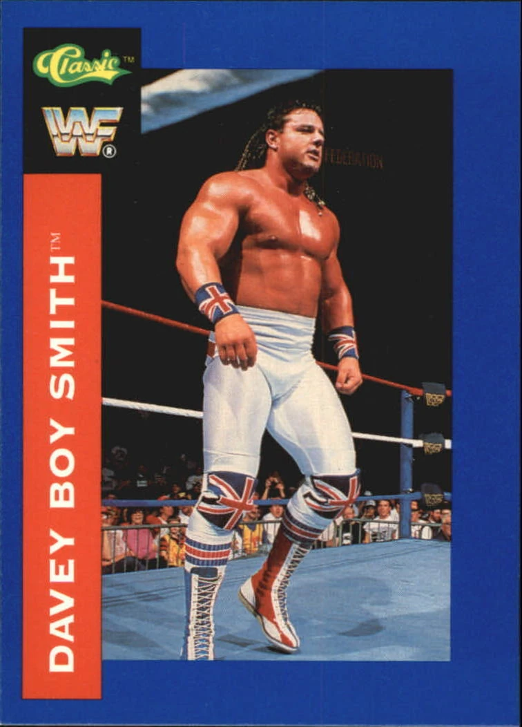 1991 WWF Classic Superstars Cards Davey Boy Smith (No.19) Pro