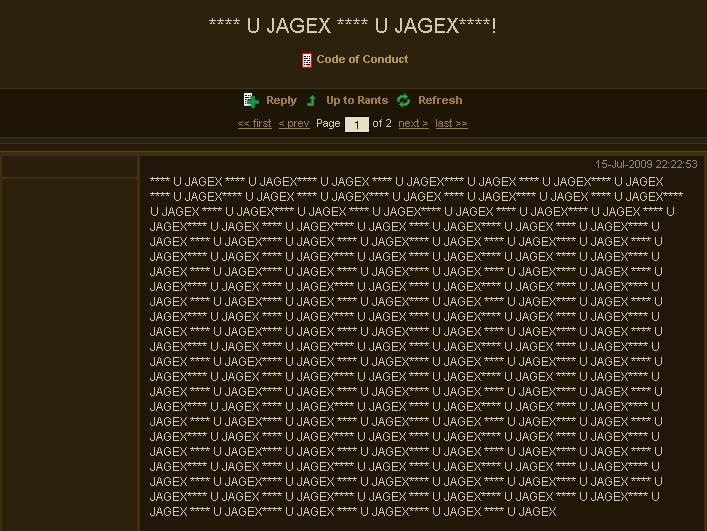 Insane ranter spam