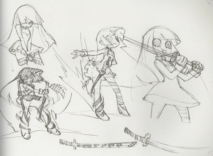 Image Stripes 1 and 2 concept.png Panty & Stocking with Garterbelt