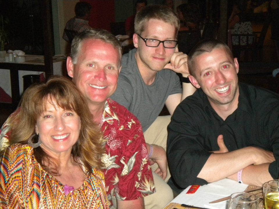 Family photo of the Youtube Star Vlogger , dating Juliette Reilly, famous for Psycho Series, RiDGiD STUDiOS & RiDGiD Gaming.