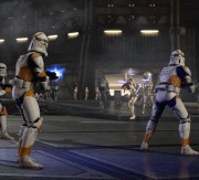 Cody's clone troopers in battle