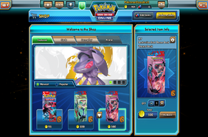Pokemon TCGO Shop Front