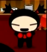 Garu laughing at the party