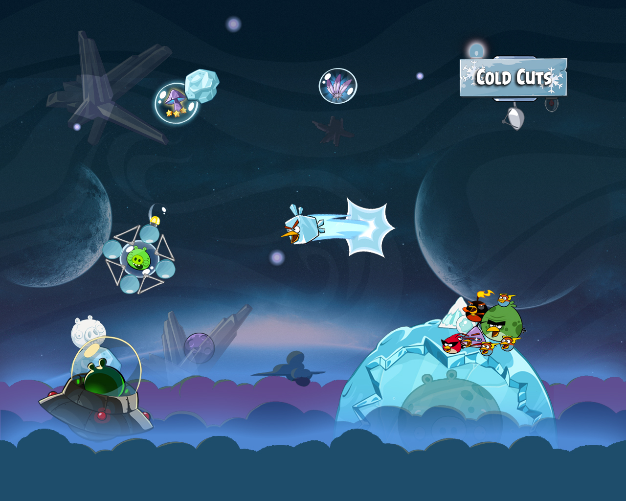 angry birds space wallpapers
