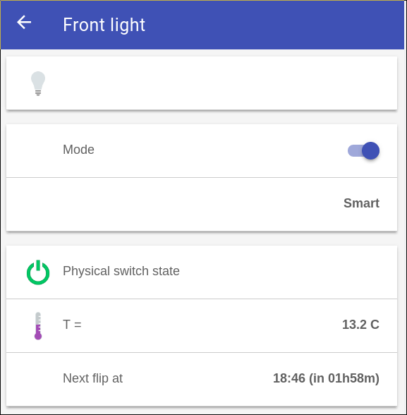 smart timer openhab