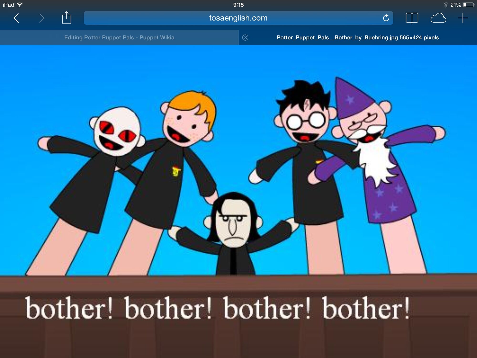 potter puppet pals puppet wikia fandom powered by wikia