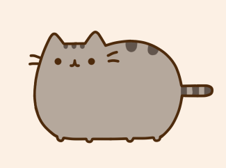 black pusheen cat