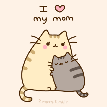 pusheen mom plush