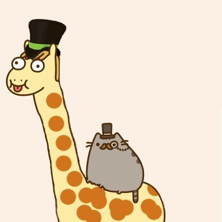 pusheen giraffe