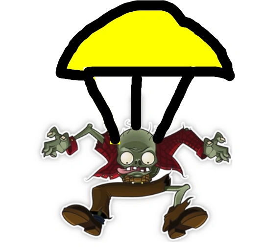 Parachute Jumper Zombie Plants vs. Zombies Character Creator Wiki
