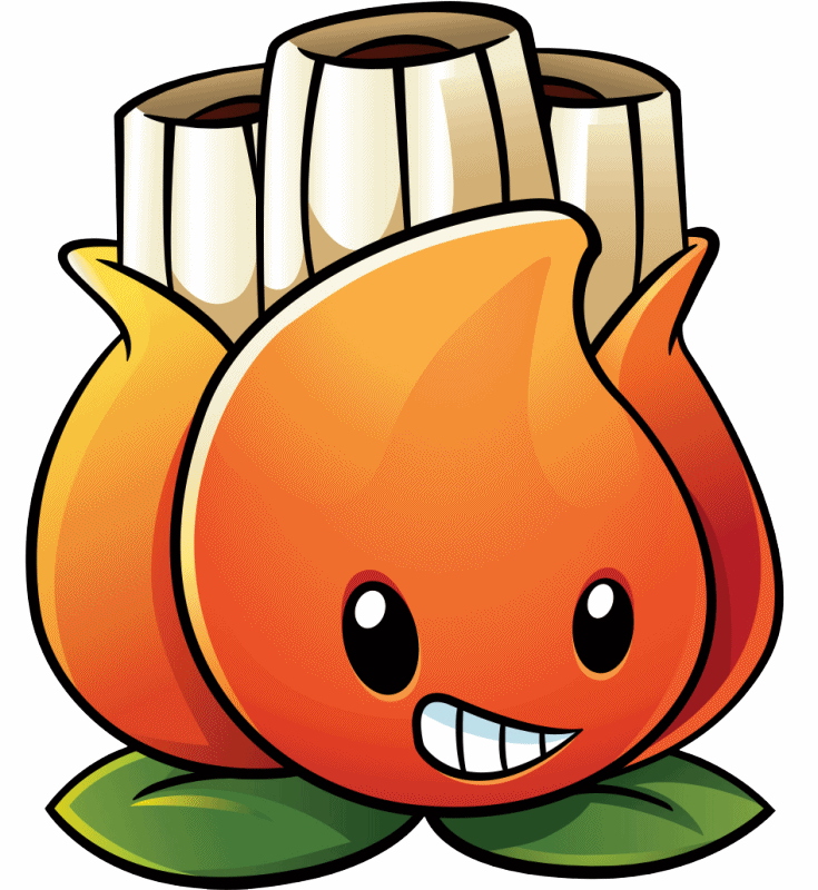 Image Gif A.K.E.E and Milkweed.gif Plants vs. Zombies Character