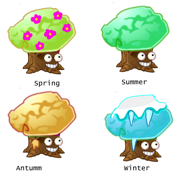 Season Tree | Plants vs. Zombies Character Creator Wiki | FANDOM ...