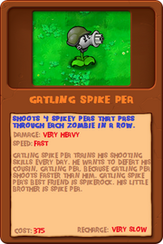 Gatling spike pea alm