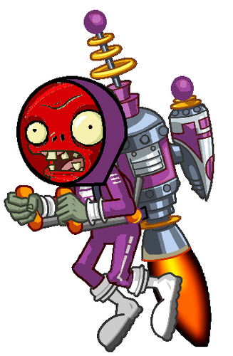 Mars Jetpack Zombie | Plants vs. Zombies Character Creator Wiki ...
